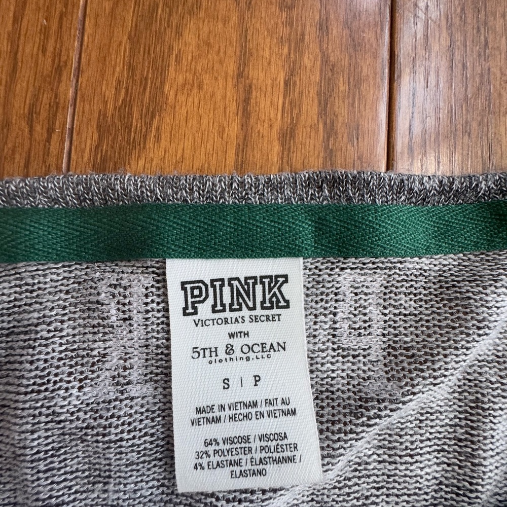 PINK Victoria's Secret Gray MSU Knit Top (Size S) - Picture 3 of 3